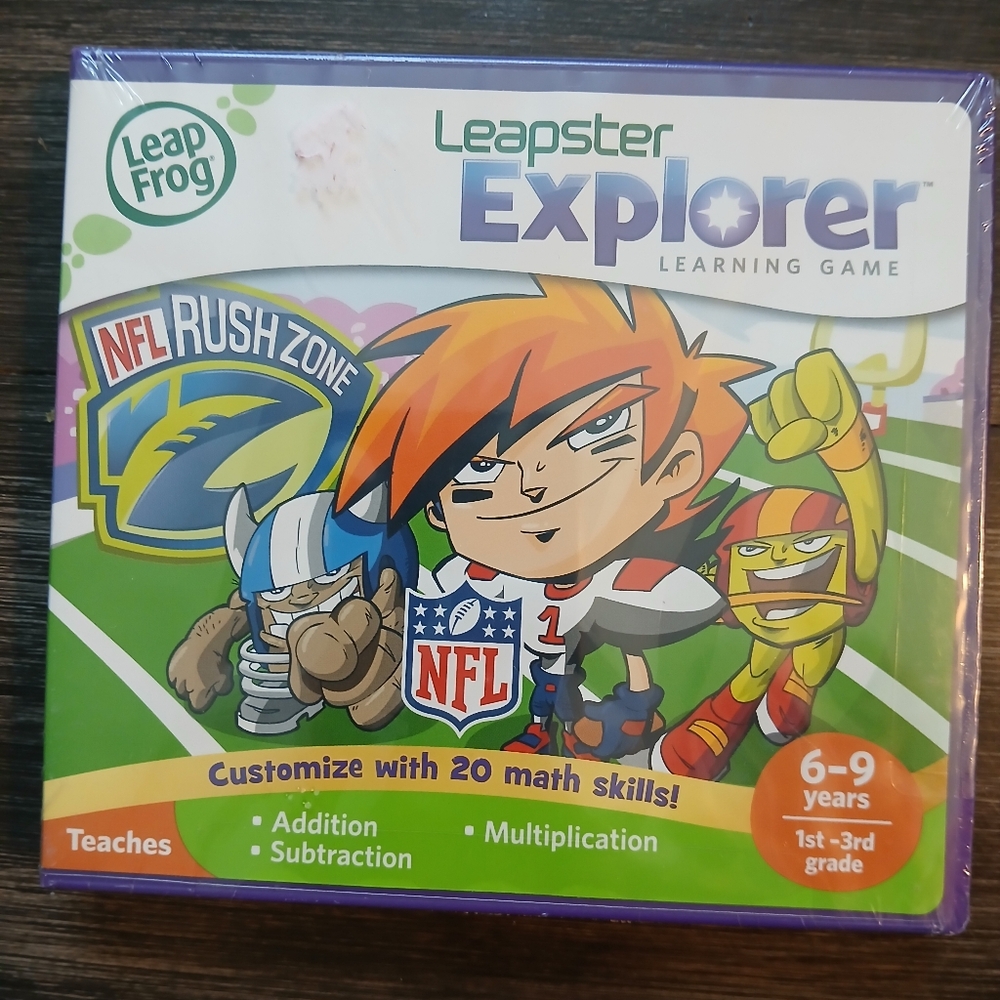 LeapFrog Explorer NFL Rush Zone Learning Game